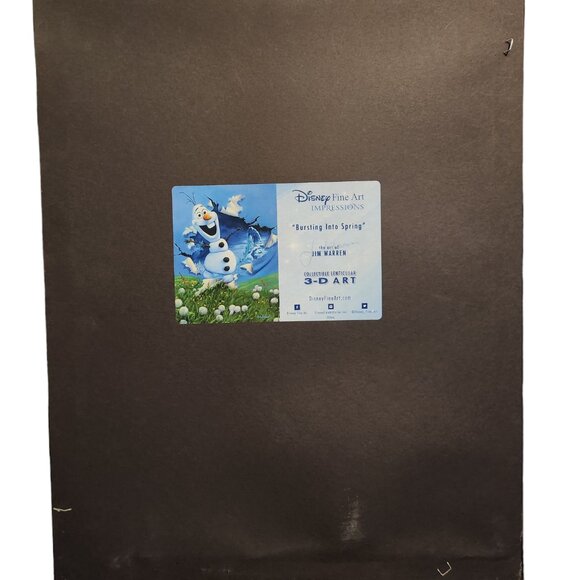 Jim Warren - Bursting Into Spring Premiere From The Movie Frozen Disney Fine Art - Picture 2 of 2